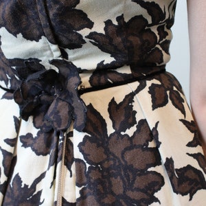 1950s I MAGNIN cotton pique dress xs new spring summer image 8