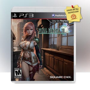 Final Fantasy XIII - PS3 Sexy Lightning - Cover Art Replacement｜With Case｜NO GAME