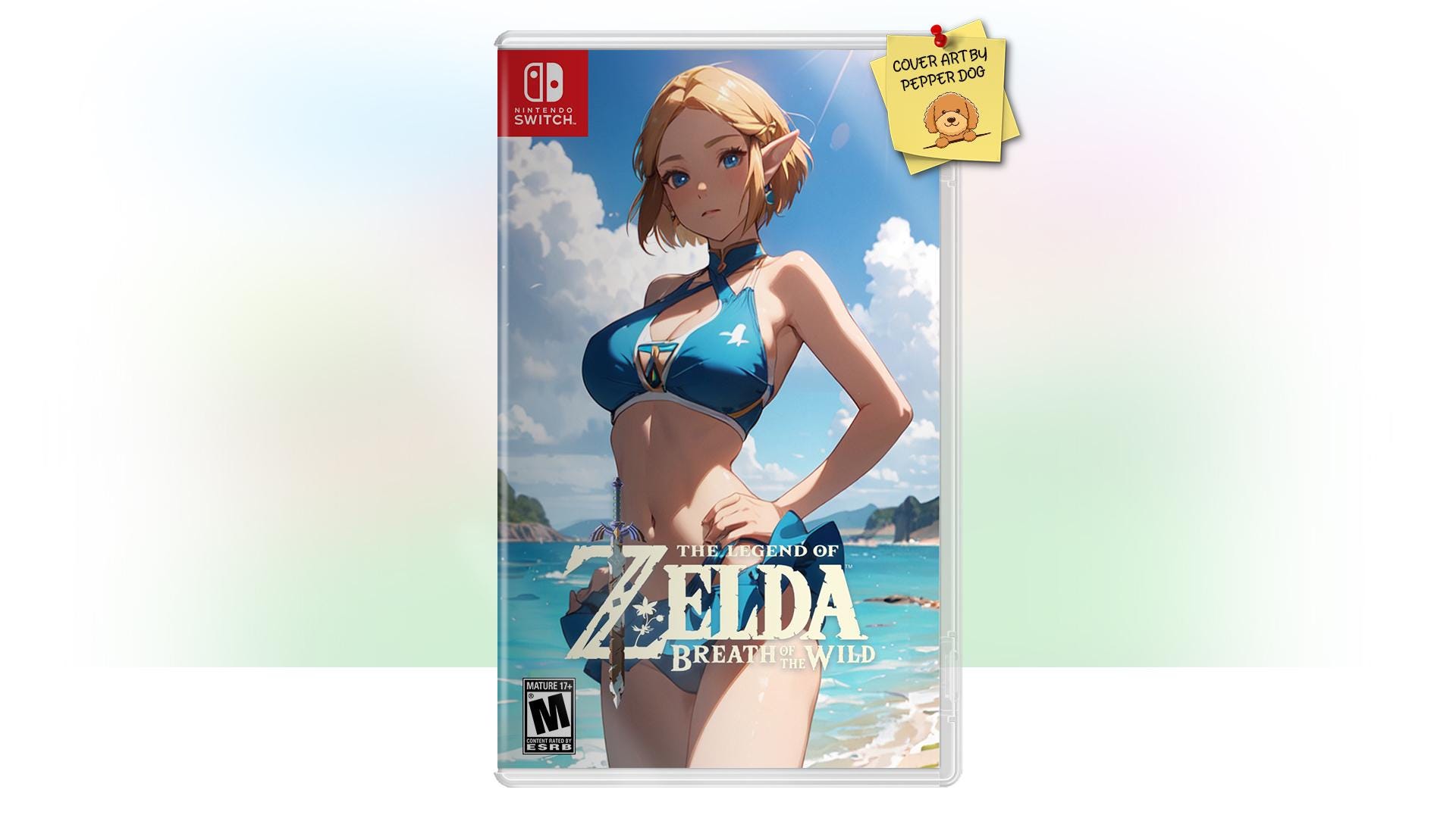The Legend of Zelda: Breath of The Wild - Nintendo Switch COVER ART｜With Case｜No Game