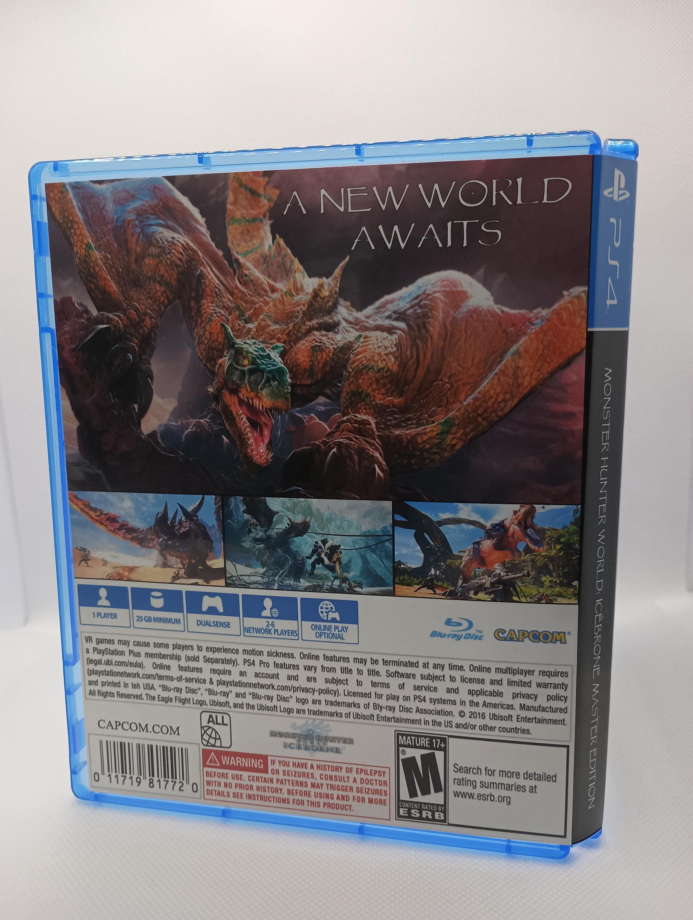 Monster Hunter World Iceborne Master Edition - PS4 Cover Art｜with