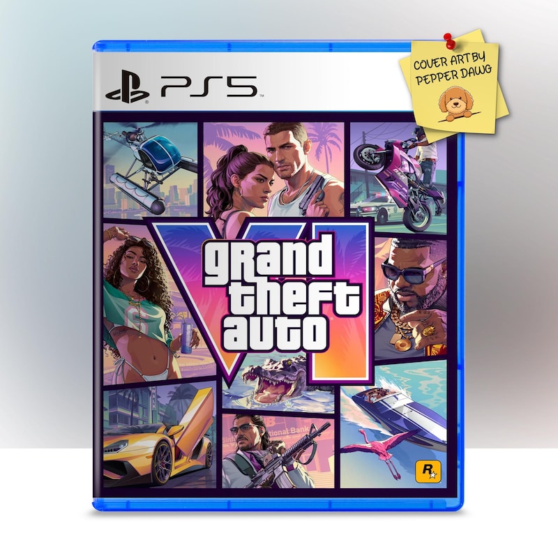 Gta 6 Ps5 Cover Etsy gta-6-ps5-cover-etsy