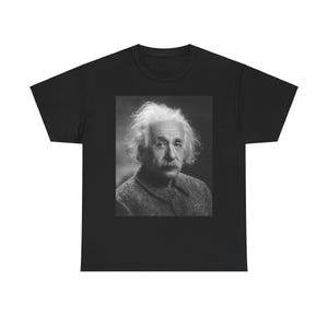 Albert Einstein Adult Unisex Heavy Cotton Tee