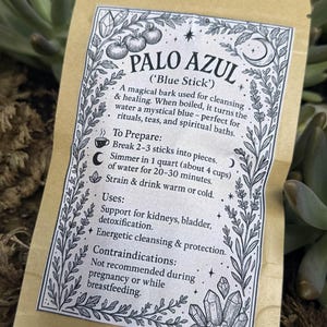 Palo Azul From Mexico