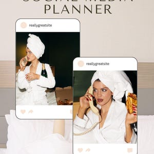 Social Media Planner | Digital Marketing Organizer | Content Strategy & Posting Schedule