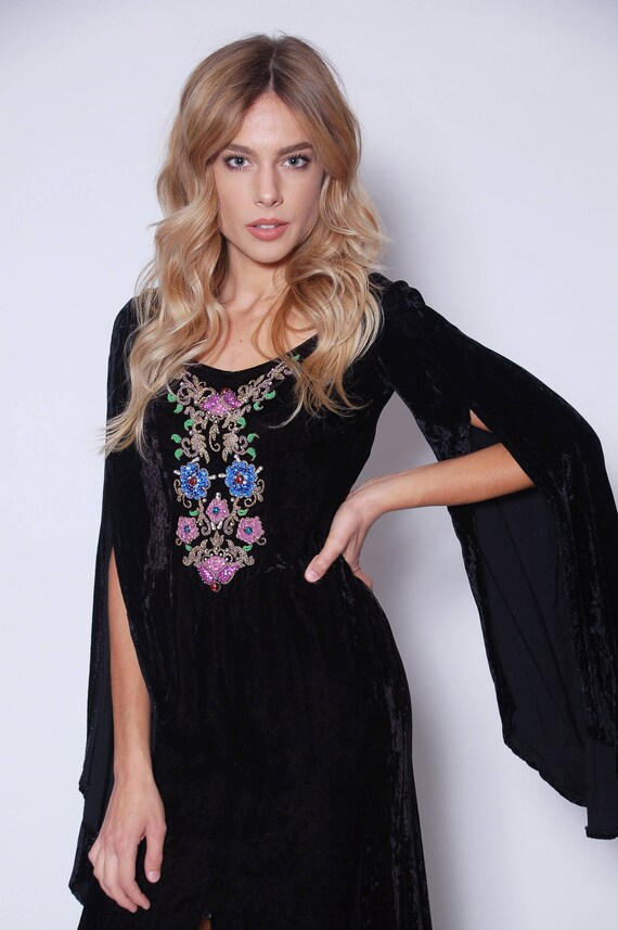 anna sui velvet dress