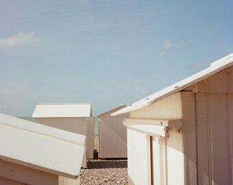 Fine Art Print - Photo of Mers-Les-Bains Beach - Limited Edition Art Print - Yashica matte 125 camera, Ektar100 film