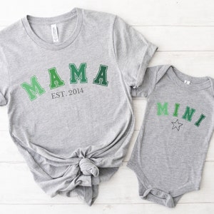 Mama Shirt, Mama and Mini Shirt, Gift for Moms, Customizable T-Shirt, Customizable Gift, Clothing for Women, Mom Shirt