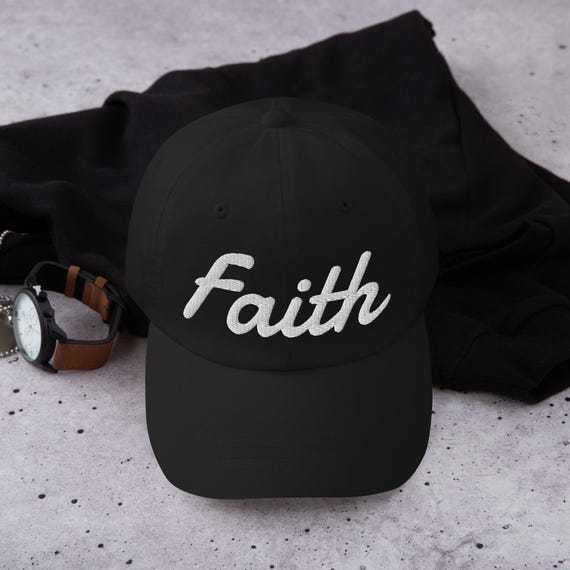 Embroidered Hat Faith, Christian Gift, Religious Hat, Faith  display picture 1