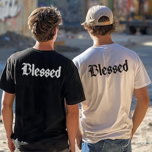 Christian Unisex T-Shirt, Faith T-Shirt, Religious T-Shirt, Christian Gift, Christian Saying, Shirt For Men, Blessed T-Shirt