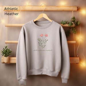 Christian Sweatshirt, Faith, Belief Hoodie, Religious Sweater, Christian Gift, Christian Saying, Love, Autumn, Blessed