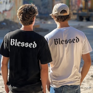 Christian Unisex T-Shirt, Faith T-Shirt, Religious T-Shirt, Christian Gift, Christian Saying, Shirt For Men, Blessed T-Shirt