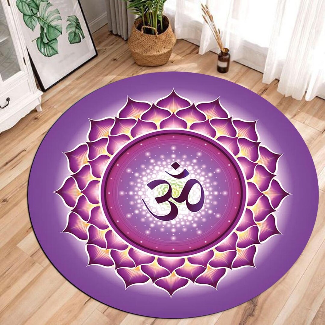 Chakras Round Rug,7 Chakras Rug,chakra Round Decor,meditation Rug,round ...
