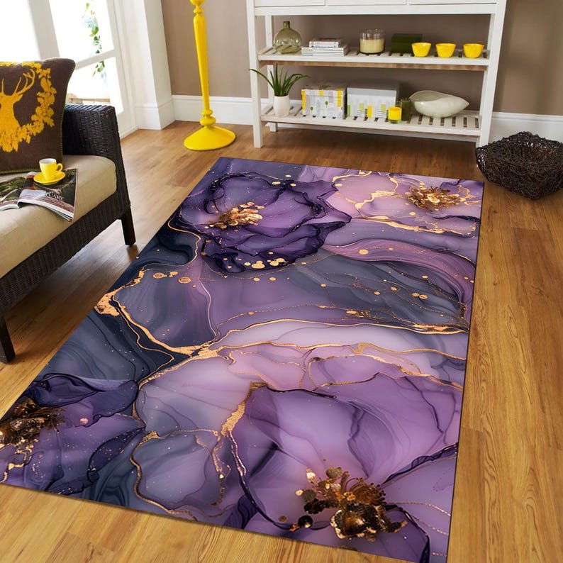 Marble Rug,marble Pattern Rug,gold Marble Rug,luxury Marble Rug,marble ...