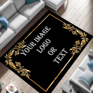 Personalized Carpet,Custom Rug,Custom Image Rugs,Custom Rug with Your Logo,Custom Rug for Business,Your Rug,Area Rug,Personalized Decor,Step