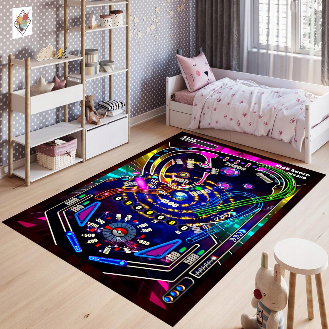 Pinball Machine Rug,pinball Table Rug,pinball Playfield Rug,pinball Rug ...