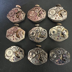 Steampunk supplies Watch movements Vintage  Watch movements Steampunk Scrapbooking m29
