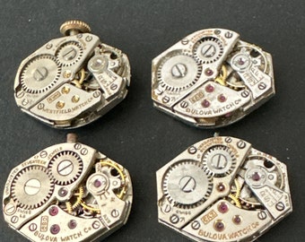 Watch movements - Vintage parts - Steampunk - Jeweled Movements - C37