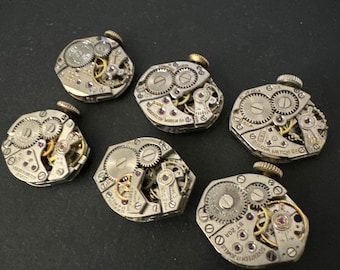 Watch movements - Vintage parts - Steampunk - Jeweled Movements - m77