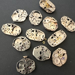 Watch movements parts - Vintage parts - Steampunk  - Watch parts - for crafts  F48