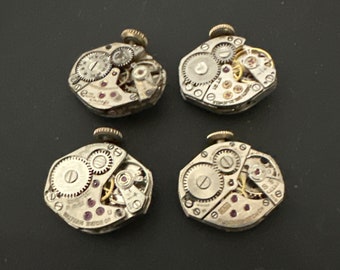 Steampunk supplies Watch movements Vintage Antique Watch movements Steampunk Scrapbooking b21