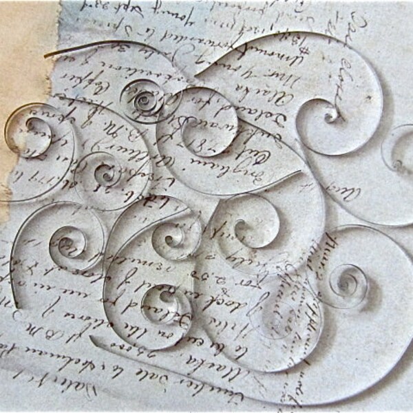 Vintage Watch - Pocket watch parts springs- Steampunk - Scrapbooking H77