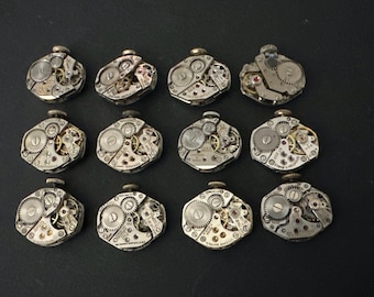 Watch movements - Vintage parts - Steampunk - Jeweled Movements - g41