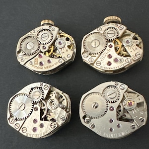 Steampunk supplies Watch movements Vintage Antique Watch movements Steampunk Scrapbooking b22