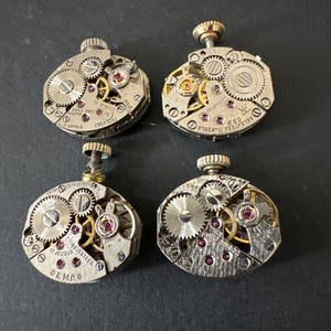 Steampunk supplies Watch movements Vintage Antique Watch movements Steampunk Scrapbooking b57