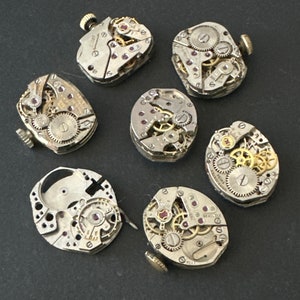 Watch movements parts - Vintage parts - Steampunk  - Watch parts - for crafts  H61