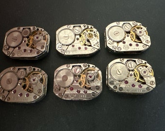 Watch movements - Vintage parts - Steampunk - Jeweled Movements - m83