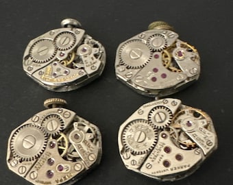 Watch movements - Steampunk - Jeweled Movements - F44