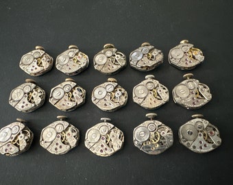 Watch movements - Vintage parts - Steampunk - Jeweled Movements - g38