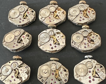 Steampunk supplies Watch movements Vintage  Watch movements Steampunk Scrapbooking m97