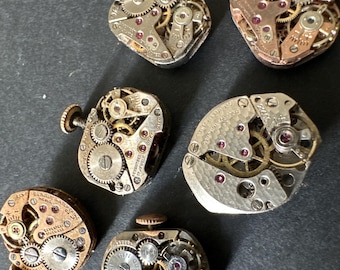 Watch movements  - Vintage parts - Steampunk  - Watch parts - for crafts  G12