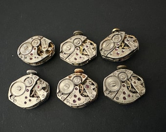 Watch movements Vintage parts Steampunk Jeweled Movements D63