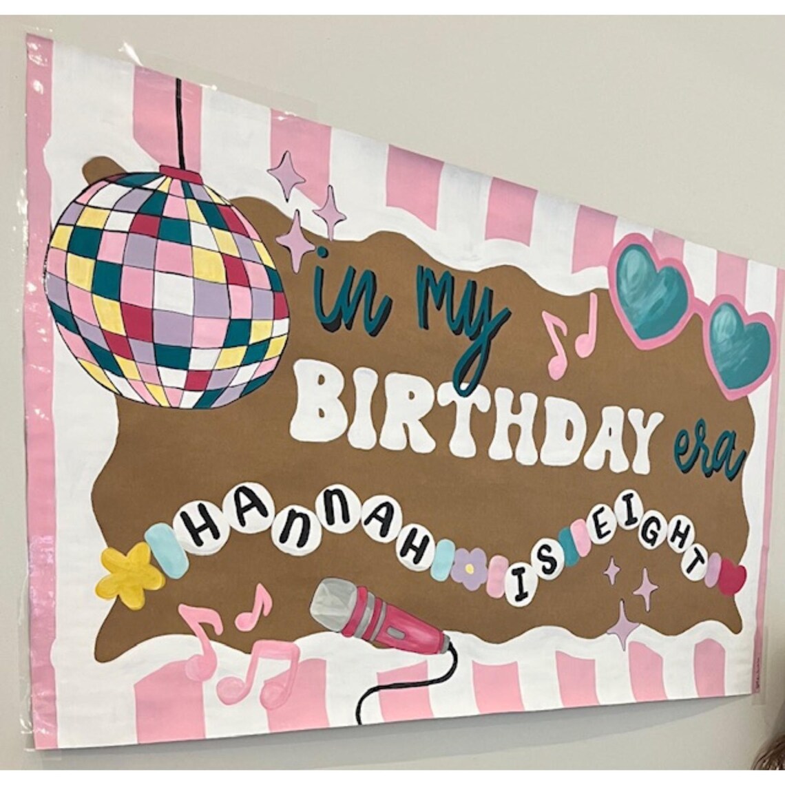 In My Birthday Era Banner Template, Girly Party Decor Digital Download ...