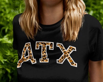 ATX T-Shirt, Unisex With Leopard Print Graphic • Austin TX gift, Austin Texas t shirt for women / men, Cute modern Boho clothing, Austin FC