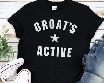 GROAT'S ACTIVE T-Shirt / Unisex In Black, Navy, or Dark Heather • Curb Your Enthusiasm fan gift