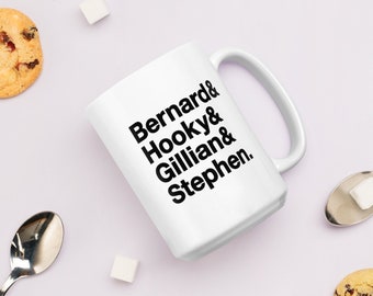 NEW ORDER Mug • Large oversized 15 oz. ounces, ceramic, band names, aesthetic design, Joy Division mug, 80s dance music, coffee cup, tea cup