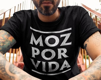 T-shirt MOZ POR VIDA, unisex • Moz for life, Moz Angeles, tour di concerti 2021, regalo dei fan per lui per lei, camicia Morrissey, maglietta The Smiths