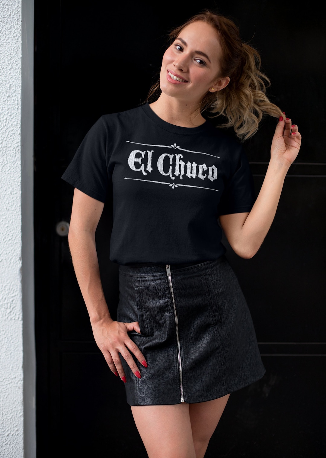 EL CHUCO Shirt, Unisex • El Paso TX Shirt Design in Old English / Goth ...