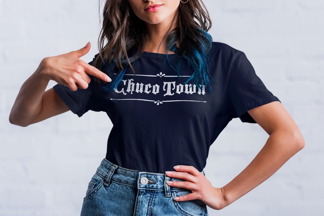 CHUCO TOWN Shirt, Unisex • El Paso Shirt in Old English / Goth / Gothic ...