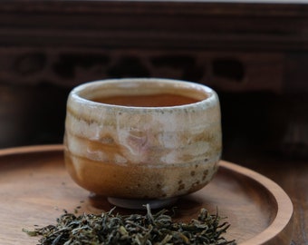 熊野九郎右衛門作 鬼志野ぐい呑み｜和陶｜友箱付き薪焼き酒杯 - Etsy 日本