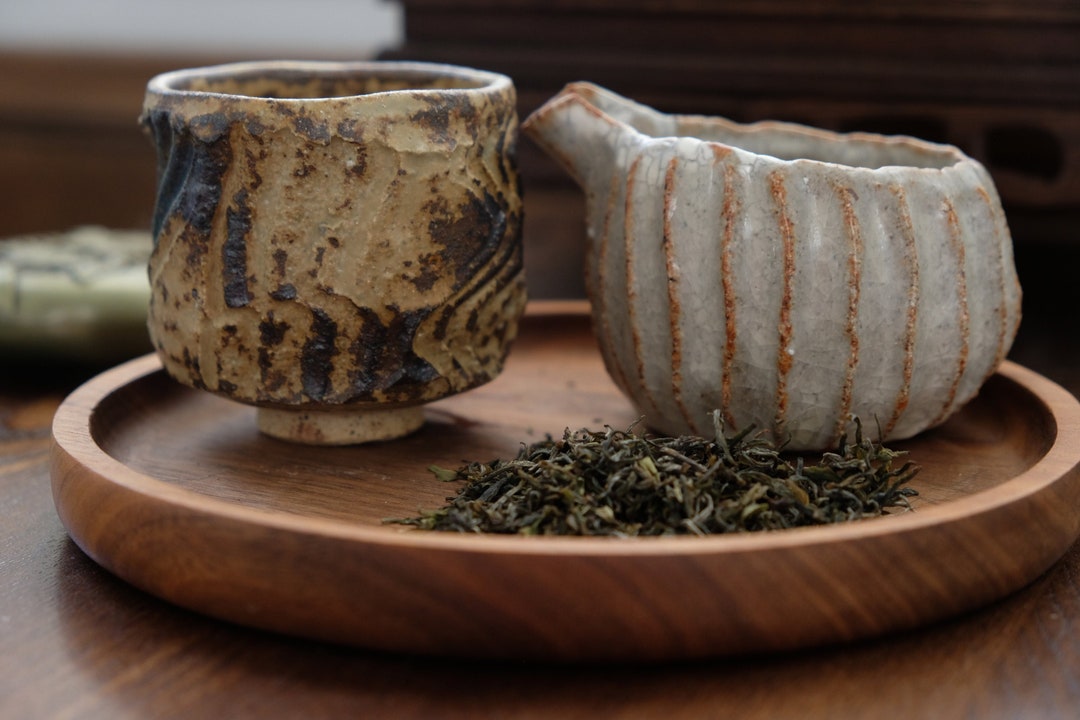 Handmade Rustic Wood-fired Ceramic Tea Set 