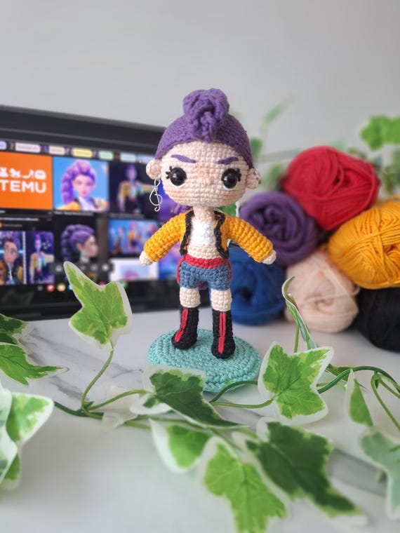 Rumi Kpop Demond Hunters Crochet Pattern | Spanish and English