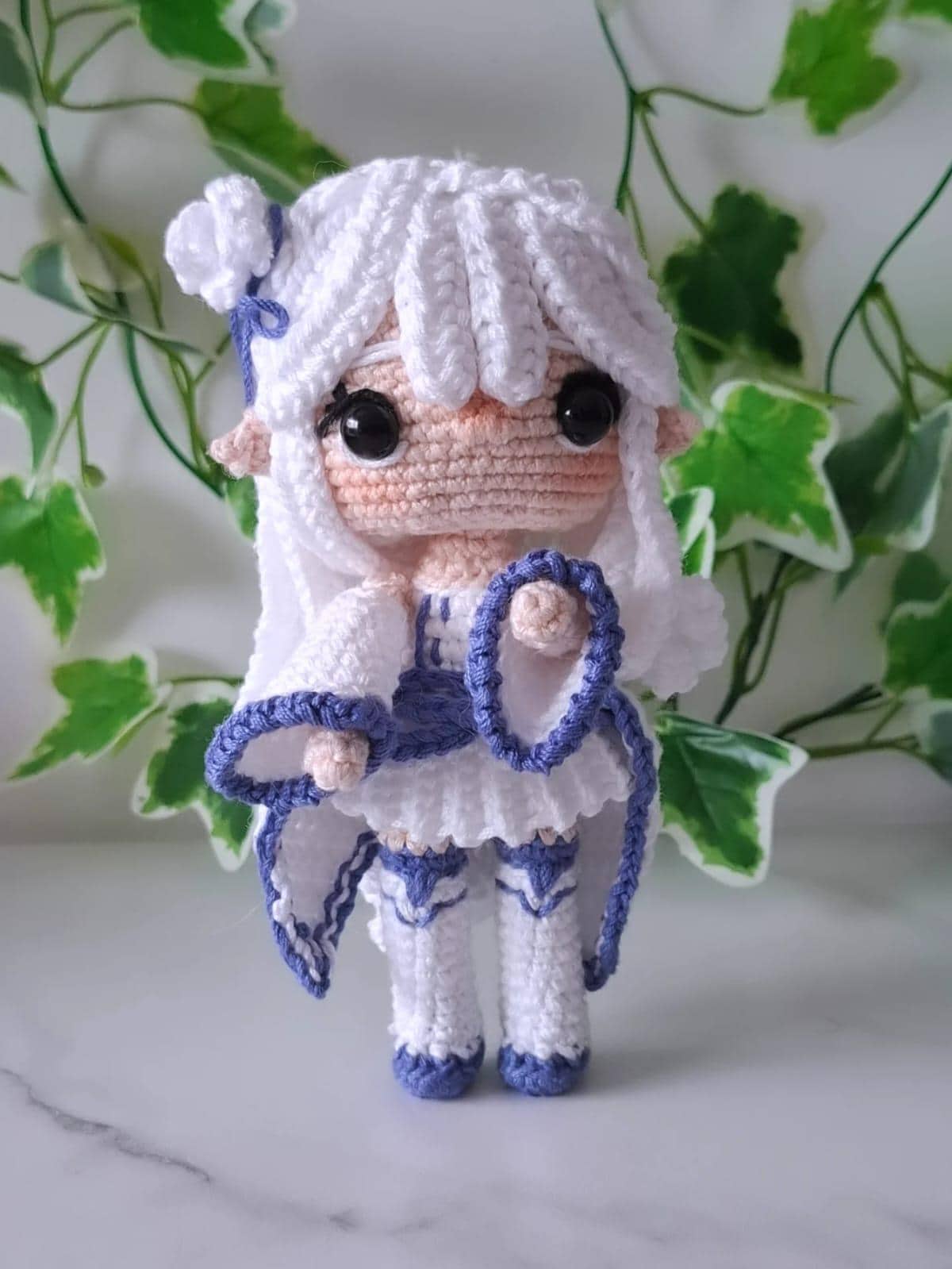Emilia Re:Zero Crochet Pattern