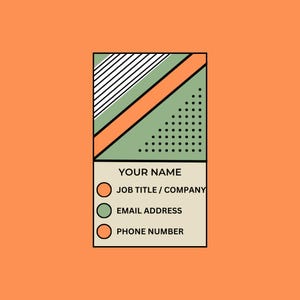 Canva Business Card Template