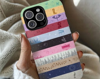 Phone Case Featuring All Pop Eras Illustration – For iPhone 16 Pro Max & Galaxy S25 Ultra, Retro Aesthetic Design, Gift for Music Fans