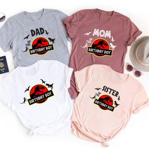 Matching Family Dinosaur Birthday Shirts Jurassic Park Birthday Shirts Family Birthday Tees Jurassic World Birthday Mom Dad Sister Tshirts