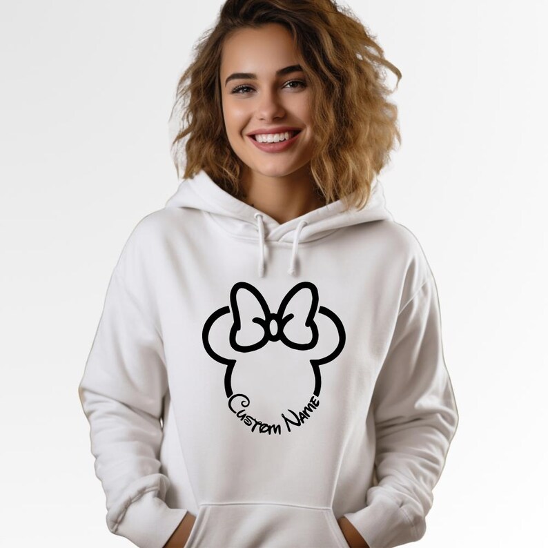 Custom Birthday Gift Disney Hoodie Minnie Mouse Mickey Mouse Matching Family Custom Hoodie Disney Birthday Gift Toddler Hoodie Kids Hoodie image 7